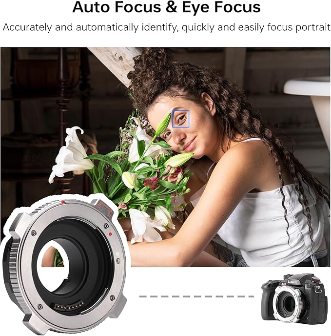 Viltrox EF-M1 Pro Auto Focus Lens Adapter for Canon EF/EF-S Lenses to Micro Four Thirds M4/3 Cameras