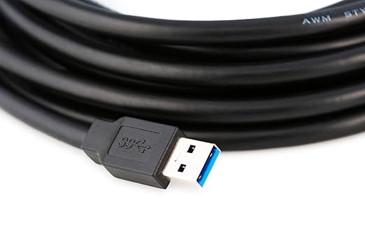 MutecPower 24 Feet Active USB Extension Cable 3.0 Male to Female with A Extension chipset Signal Booster - Active Extension/Repeater Cord 7.5 Meters / 24 Feet