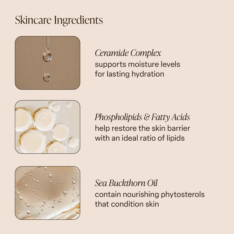 Saltair Multi-Lipid Body Butter - Rich, Nourishing Hydrating Body Cream with Ceramide Complex, Coconut Oil, Shea Butter, and Sea Buckthorn. Moisturizing Dry Skin Care. 10oz Jar - Salt Water Vanilla