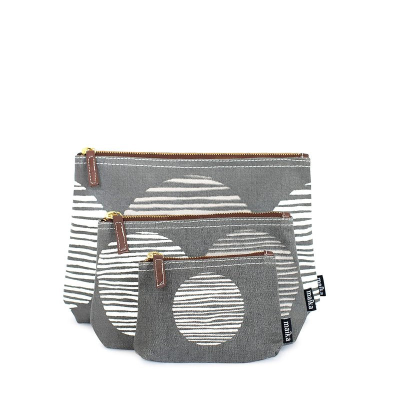 MAIKA Recycled Canvas Large Travel Pouch, Big Sur
