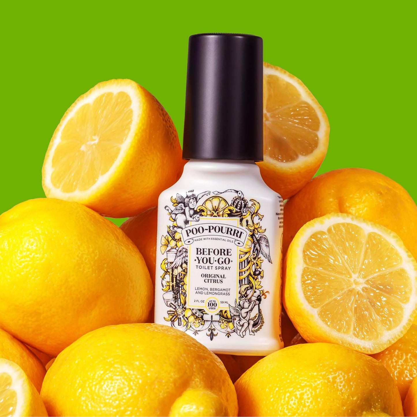Poo-Pourri Before-You-Go Toilet Spray - Royal Flush, Eucalyptus & Spearmint, 2 Fl Oz