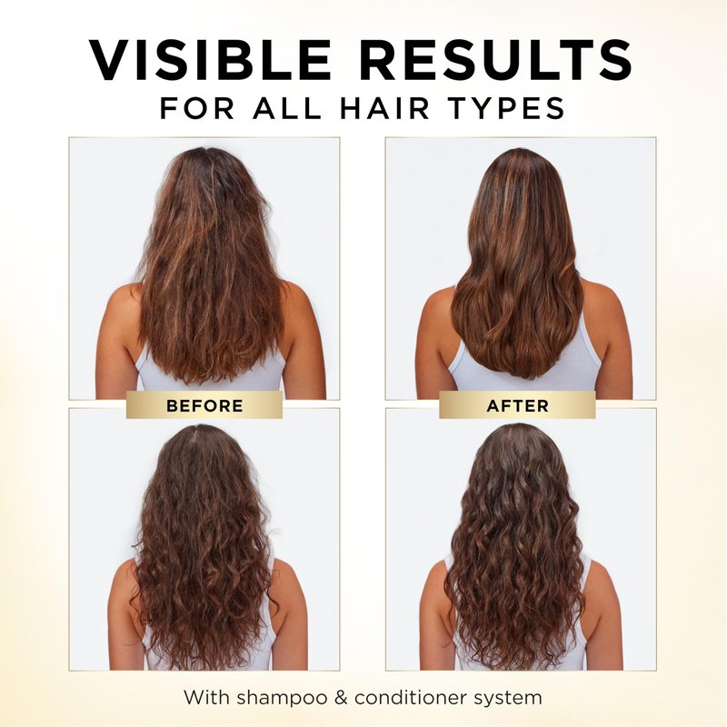 Pantene Shampoo, Daily Moisture Renewal - Pro-V Nutrients for Dry, Color-Treated, Straight to Curly Hair, 72-Hour Hydration & Softness, 27.7 Oz Each, 2-Pack + Miracle Rescue Shot (0.5 Oz)