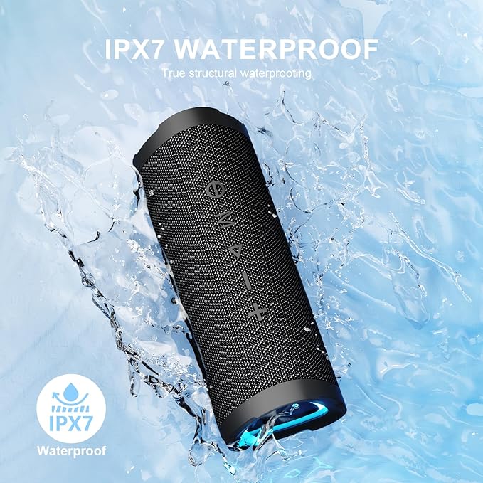 Vanzon Bluetooth Speaker with 24W Loud Stereo Sound & 24H Playtime Bluetooth 5.0