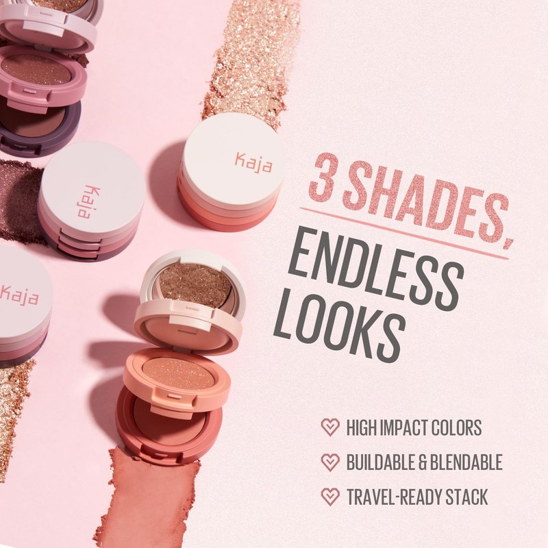 Kaja Beauty Bento Collection | Glitter + Shimmer + Matte | 20 Taro Bubble Tea - Mute Lavender | 2019 Best of Beauty Award in Glitter