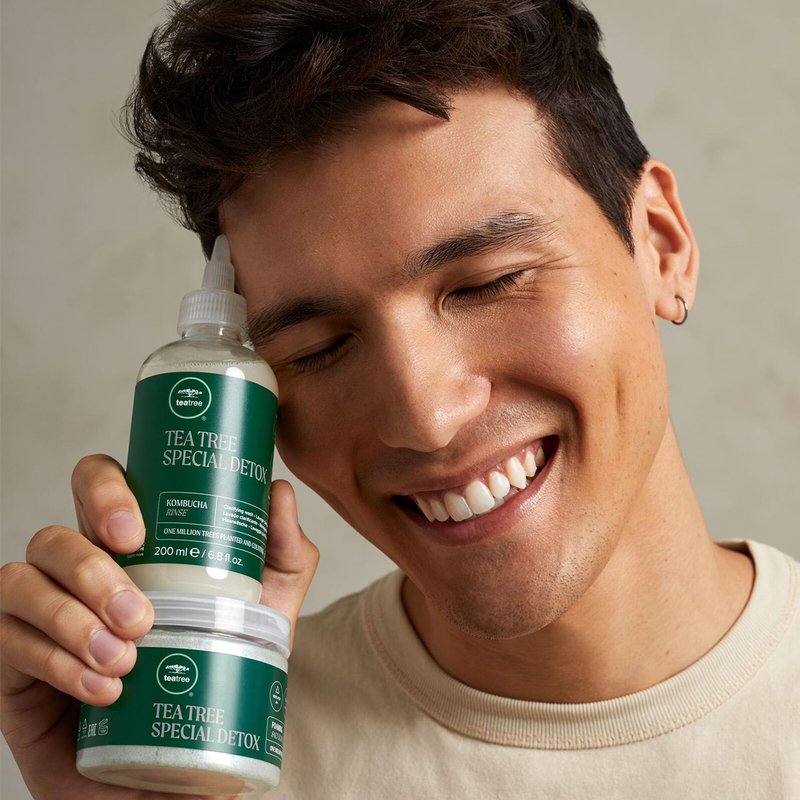 Tea Tree Special Detox Foaming Salt Scrub, Exfoliates, Refreshes Scalp, For All Hair Types, 6.5 oz.