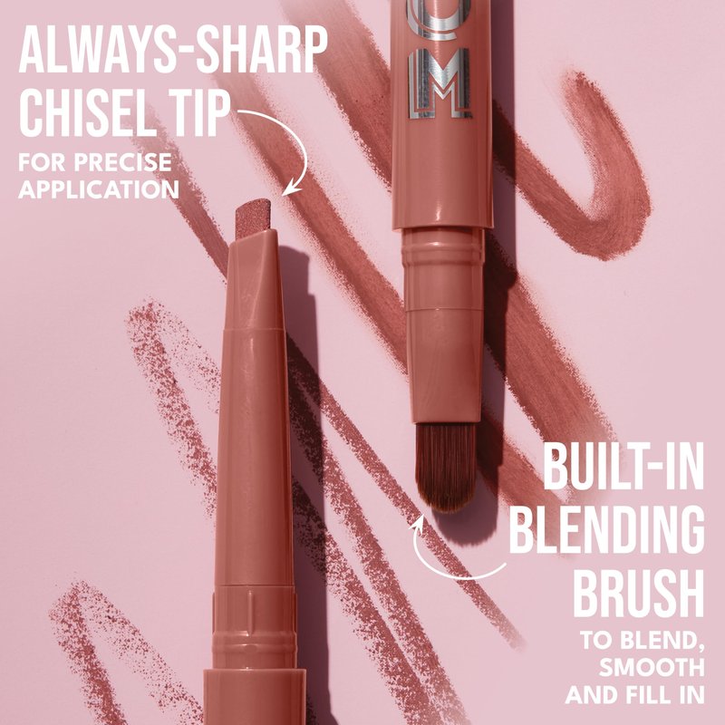 BUXOM Power Line Plumping Lip Liner, Hush Hush Henna