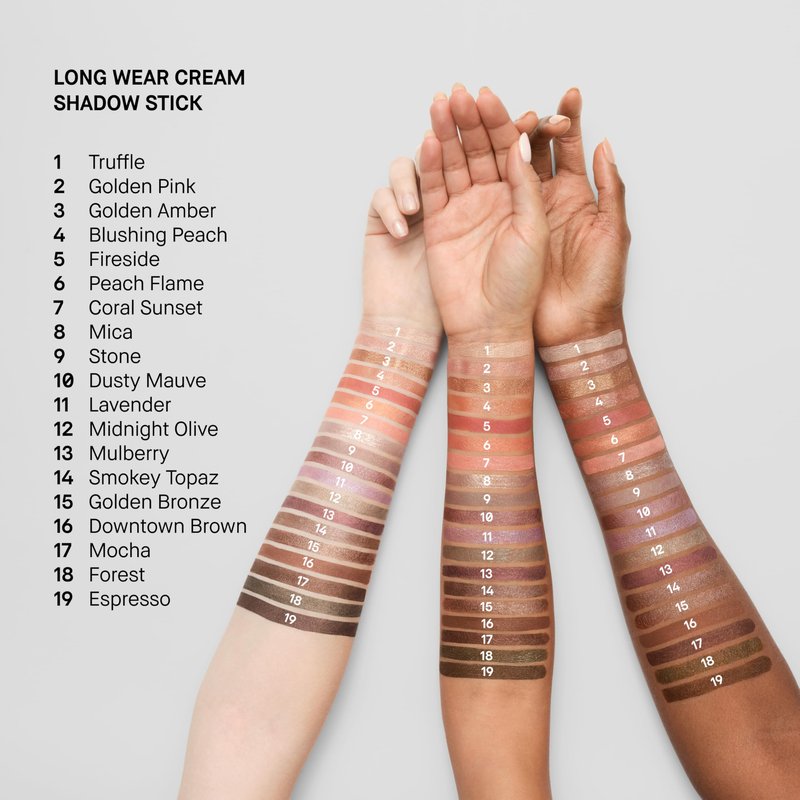 Bobbi Brown Long-Wear Cream Shadow Stick | 24-Hour Eyeshadow Stick | High-Pigment, Buildable Shades with Three Finishes, 0.05 Ounce, Golden Pink