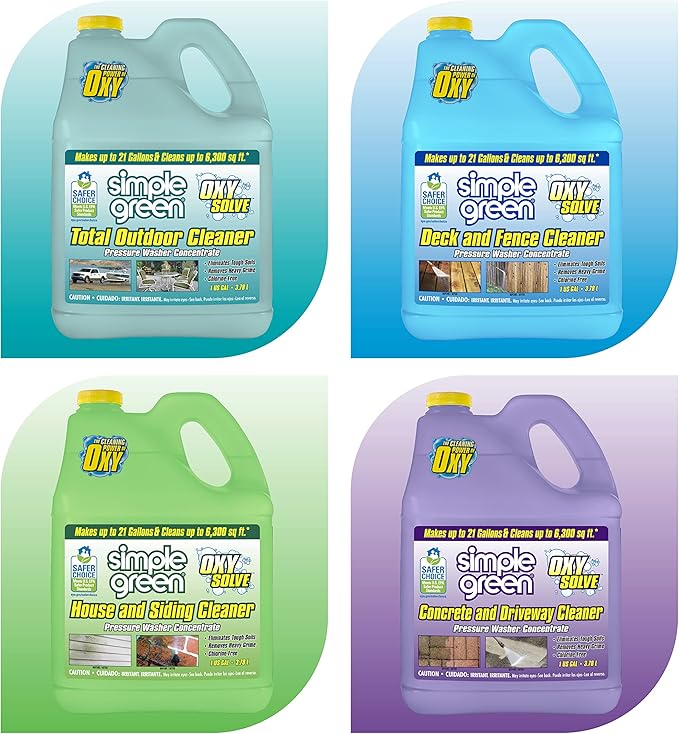 Simple Green Oxy Solve Total Outdoor Pressure Washer Cleaner â 1 Gal