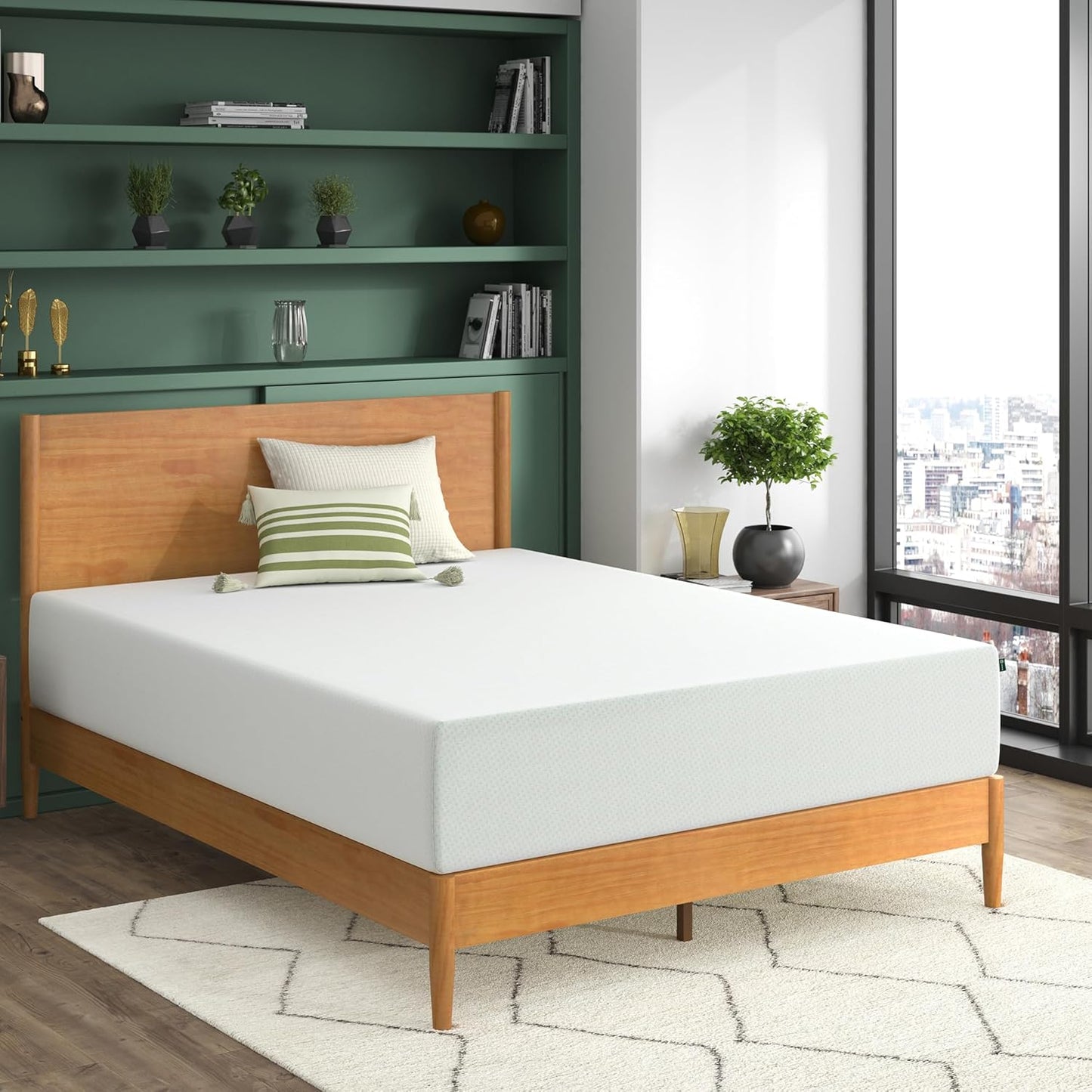 ZINUS Memory Foam Twin Mattress - 12 Inch Green Tea Infusion for Enhanced Comfort