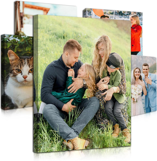 Xrlsg Canvas Prints - Custom Personalized Wall Art with Photos | Framed 8" x 10" Portrait Decor