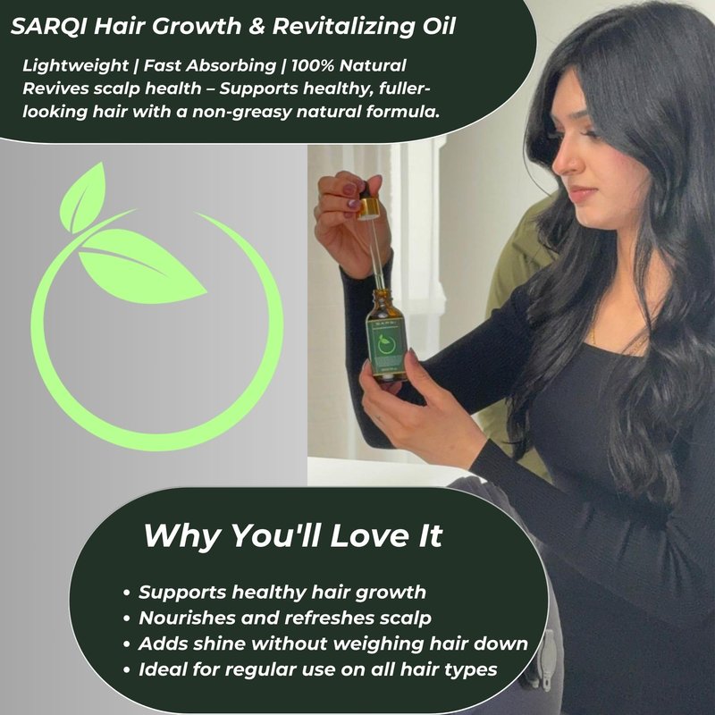 Hair growth Oil 100% Natural Lightweight Serum with Jojoba, Fractionated Coconut, Grapeseed, Argan, Vitamin E, Rosemary, Peppermint, Lavender, for Nourished Hair growth & Scalp Health