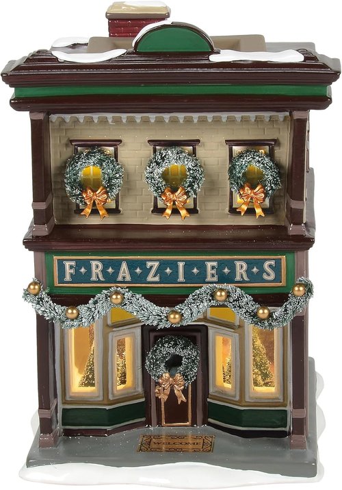 Department 56 Scenterville Village - Frazier's Fresh Wax-Warming Building & Figurine Set | 8.27 Inch, Multicolor