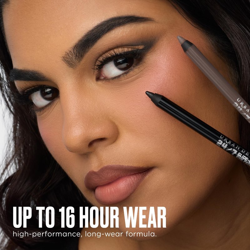 URBAN DECAY 24/7 Glide-On Waterproof Eyeliner Pencil - Smudge-Proof, Long-Lasting, Transfer-Proof, Up to 16HR Wear, Smooth No-Tug Formula, Overdrive (Deep Green Metallic) - 0.04 oz