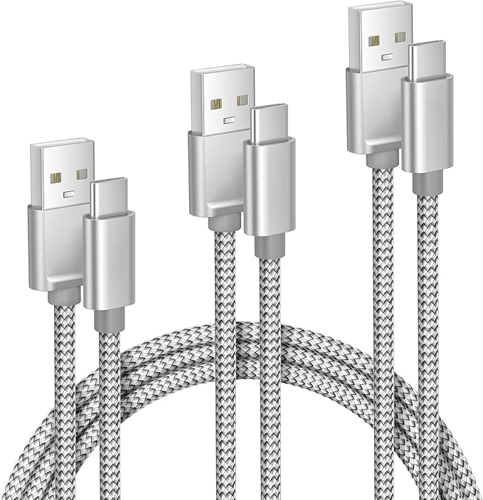 Elebase iPhone 17 17e Pro Max Charging Cable 1.5/3.3/6.6FT 3Pack,USB A to Type C Car Charger Cord,USBC Carplay Cable for New Apple 16 Plus iPad 10 Mini 7 Air 8,Airpods,Samsung Galaxy S26 S25 A17 Ultra