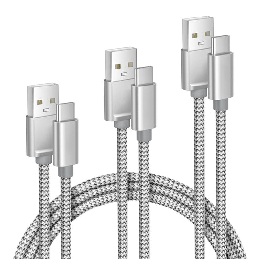 Elebase iPhone 17 17e Pro Max Charging Cable 1.5/3.3/6.6FT 3Pack,USB A to Type C Car Charger Cord,USBC Carplay Cable for New Apple 16 Plus iPad 10 Mini 7 Air 8,Airpods,Samsung Galaxy S26 S25 A17 Ultra