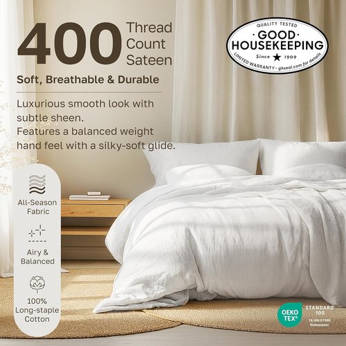 California Design Den King Size Pillow Cases Set of 2 | 400 Thread Count Soft 100% Cotton - Mauve