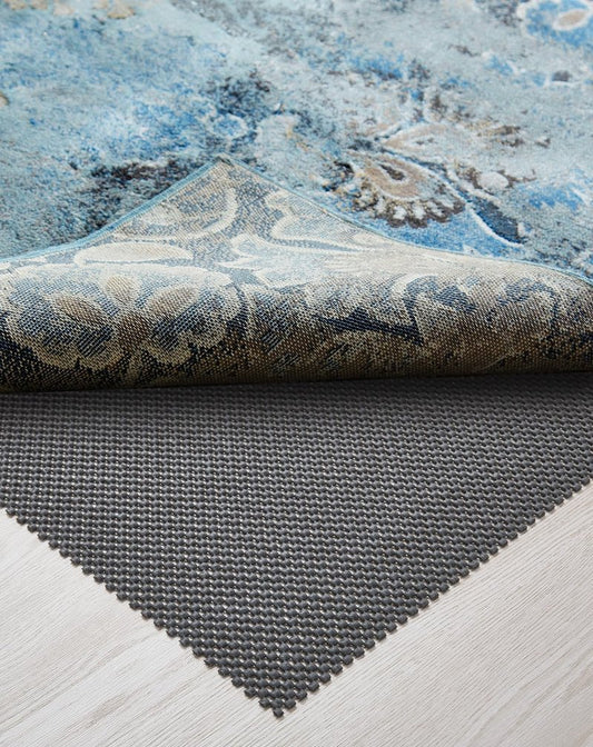 Veken 7x10 Ft Rug Pad Gripper for Hardwood Floors, Non Slip Rug Pads for Area Rugs, Thick Dark Grey Rug Grippers for Tile Floors, Under Carpet Anti Skid Mat, Keep Your Rugs Safe and in Place
