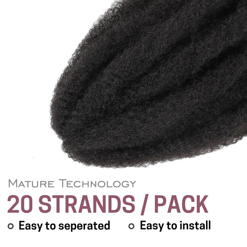 Marley Twist Braiding Hair 8 Packs Marley Twist Hair Cuban Twist Hair 24 Inch Afro Kinky Curly Twist Crochet Hair Cuban Twist Soft and Natural Hair 1B Black (1B, 30inch)