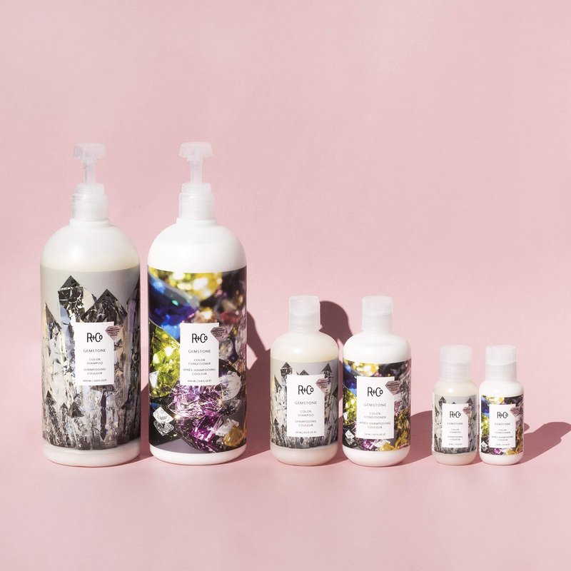 R+Co Gemstone Color Shampoo | Frizz Control, Repairs + Preserves Hair Color | Vegan + Cruelty-Free | 2 Oz