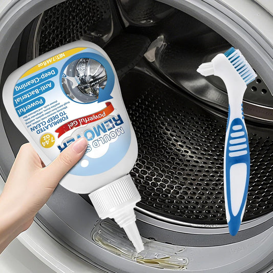 Mold Remover Gel by [Brand Name] - Powerful Washing Machine & Bathroom Cleaner for Gaskets, Grout, Tile, & More