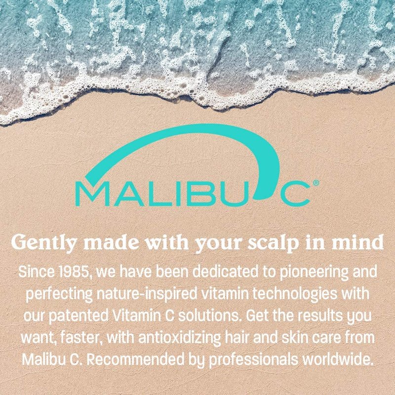 Malibu C Miracle Repair Hair Reconstructor - Nourishing Treatment for Weak, Damaged Strands - Flax Protein & Vitamin B5 for Moisture (9 oz)