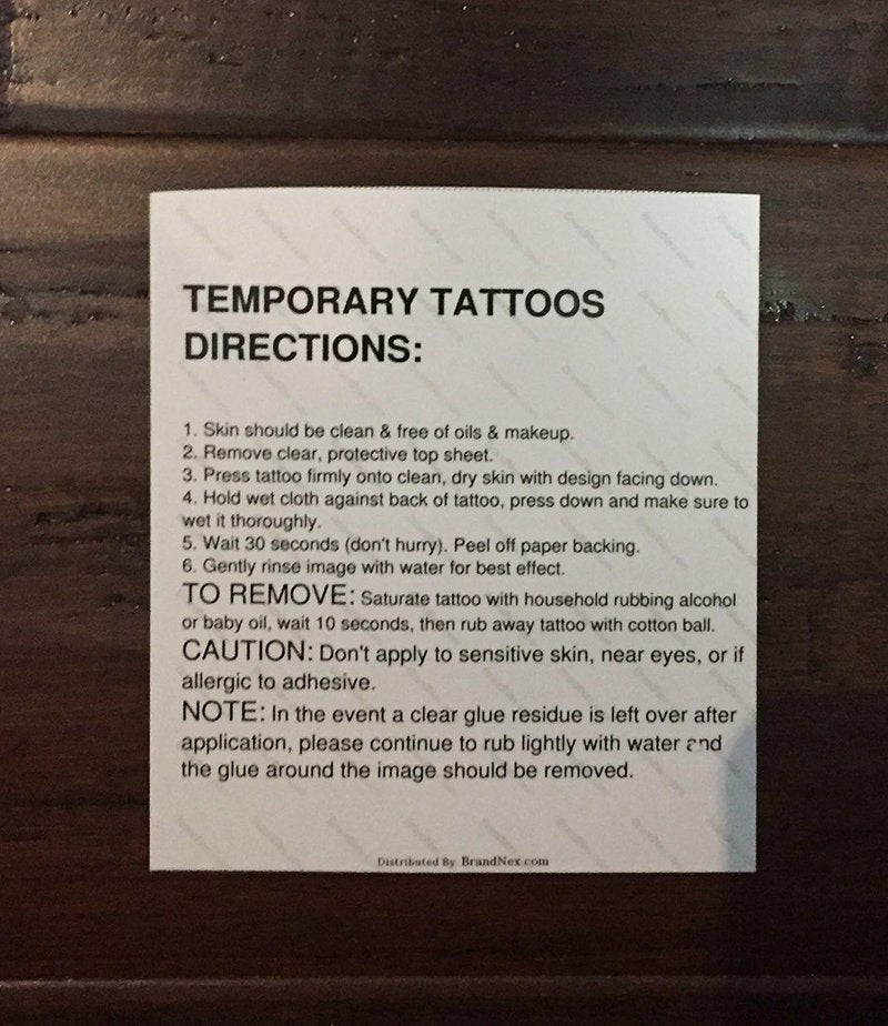Daddy's Brat Temporary Tattoos - 5 Sheets of Fun & Unique Designs