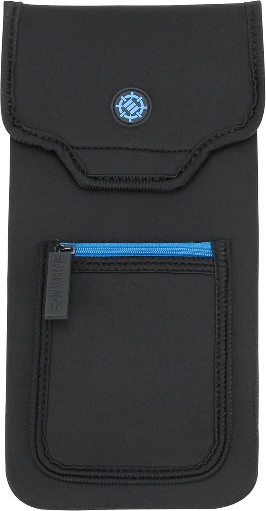 Enhance Bluetooth Keyboard Sleeve Case for Logitech K810, Anker, Apple Magic Keyboard (up to 11.5 Inches) with Neoprene Construction, Wireless Mouse Storage & Cable and Charger Pouch