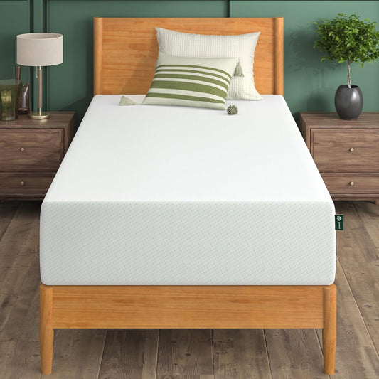 ZINUS Memory Foam Twin Mattress - 12 Inch Green Tea Infusion for Enhanced Comfort