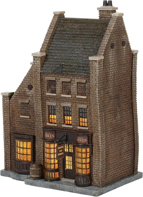 Department 56 Harry Potter Village Borgin and Burkes Lit Building - 8.74 Inch, Multicolor Design