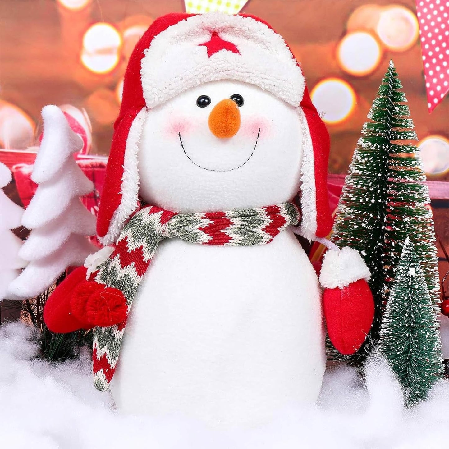 Shappy Christmas Fake Snow | 165.79 Ounce Fluffy White Cloud Fiber for Indoor Decor