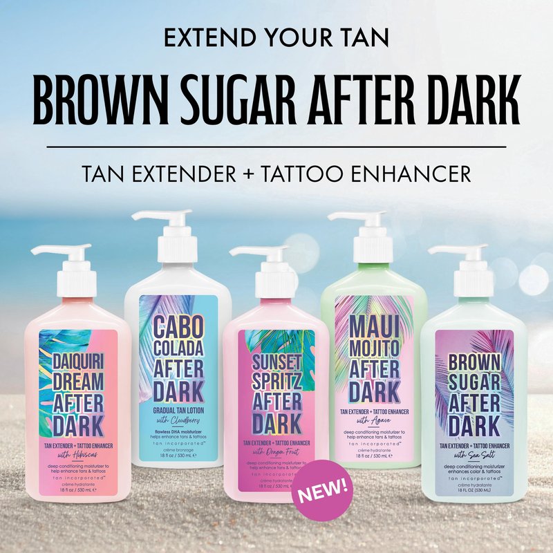 Brown Sugar Eternal Youth Tanning Lotion, 2-in-1 Color Fuse Red Light & Ultra Skin Firming Advanced Tanning Lotion with Peptides, Hyaluronic Acid, Green Tea & Aloe, 13.5 Fl Oz