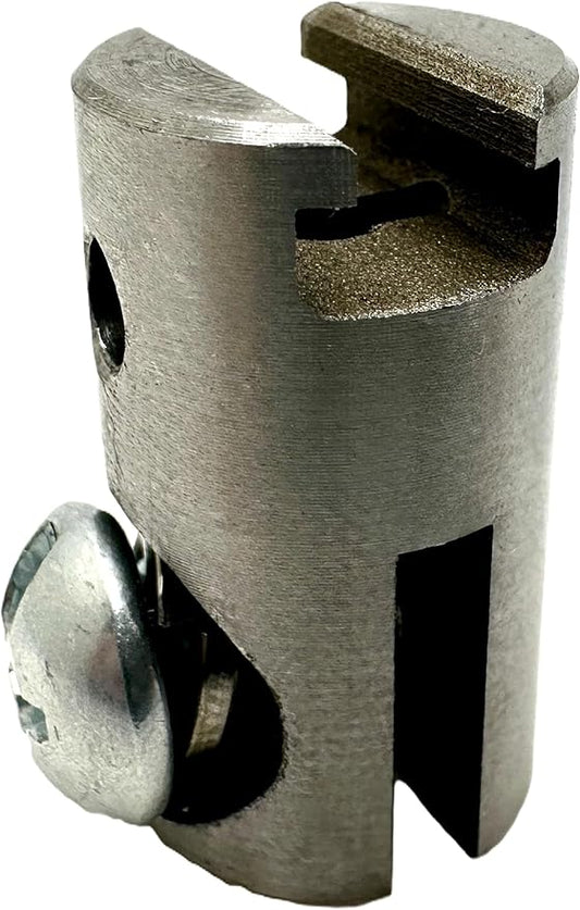 Auger Adapter FFA1 - Compatible With Rigid to General Drain Cleaner, Converts K40 K50 K375 K380 K400 K3800 5/8" Cable End (Not Cable Size) to fit General Slotted End Cable Drain Cleaners