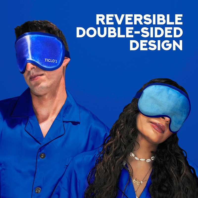 Cooling Eye Mask for Puffy Eyes | Gel Sleep Mask for Dark Circles, Migraines & Recovery - Gift Ready Box