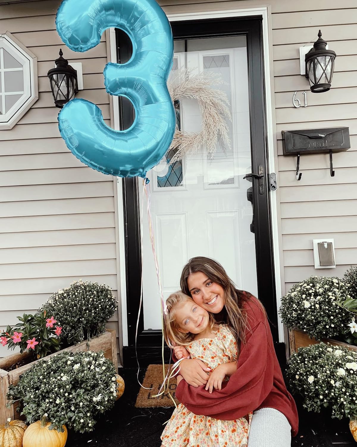 Pearlescent Blue 40-Inch Number Balloon - 0 Balloon for Birthday Decorations | Perfect for All Ages