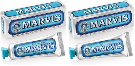 Marvis Aquatic Mint Toothpaste, 1.3 oz (Pack of 2)