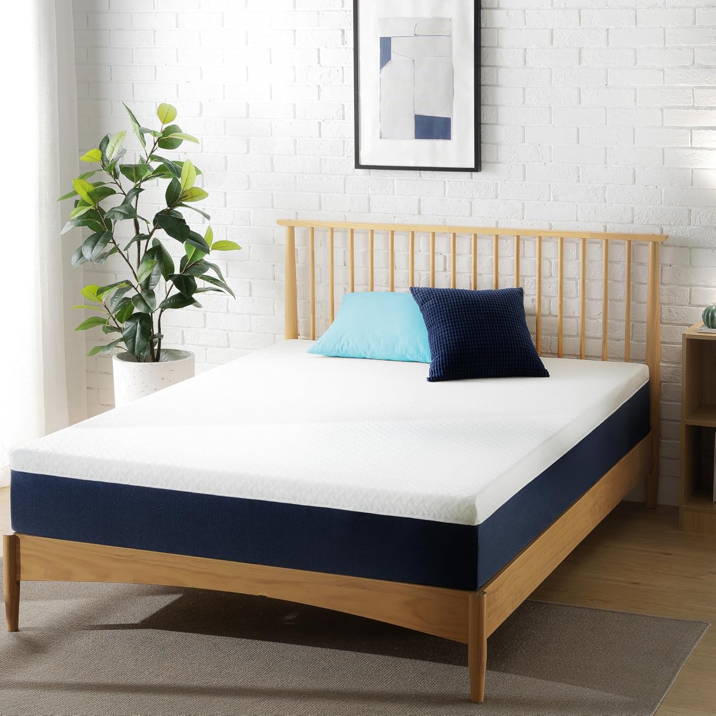 ZINUS 10 Inch Queen Hybrid Mattress - Cooling Comfort, Medium Firm, Fiberglass Free, Motion Isolation