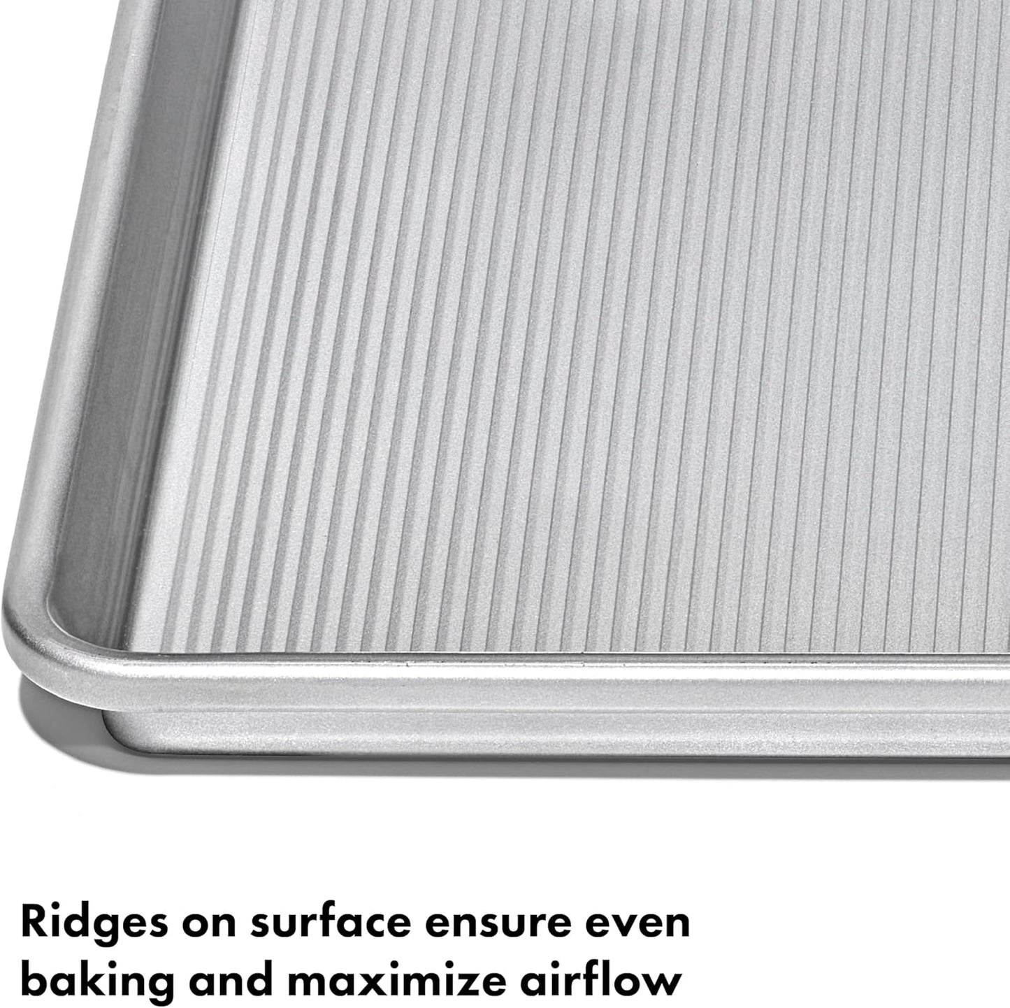 OXO Good Grips Half Sheet Pan - Non-Stick Pro Clear Coated Metal Baking Sheet for Easy Cleanup