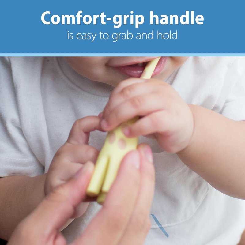 Dr. Brown's Infant-to-Toddler Toothbrush Set - 4-Pack Variety for All Ages