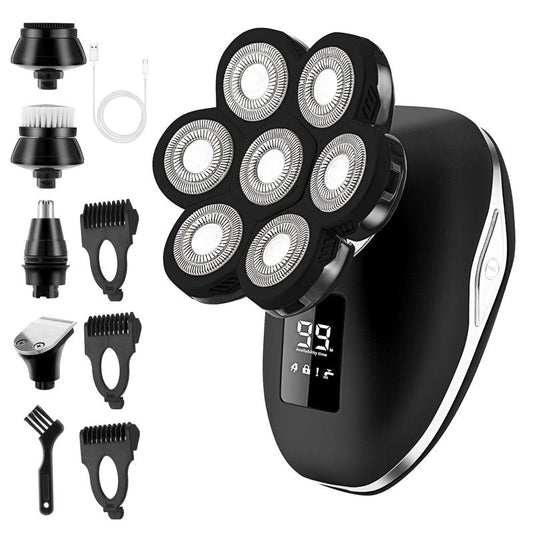 Electric Razors for Women, 7D Electric Shaver for Women, 5 in 1 Lady Shavers, Wet/Dry Bikini Trimmer, Rechargeable Face Razor for Arms Legs Armpit Pubic Area