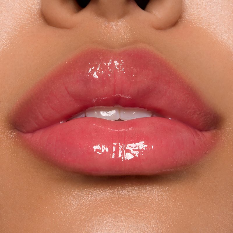 ColourPop x Stitch Ultra Glossy Lip Gloss - High-Shine, Non-Sticky & Hydrating Lip Gloss with a Flexible Paddle Applicator - Sheer Coral Red - Experiment 626 (0.24 Fl oz)