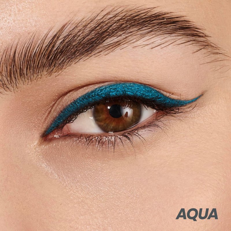 Wonderskin 1440 Longwear Blue Eyeliner Pencil, 2 Pack - Waterproof, Sharpenable Eyeliner Pencil & Smudge Proof Blue Eye Liner Pencils (Aqua)