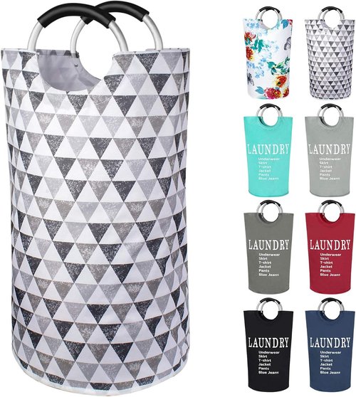 Dalykate Large Laundry Basket - 82L Collapsible Oxford Fabric Hamper | Waterproof & Portable for College Dorms