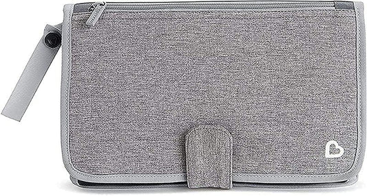 Munchkin® Go Change™ Portable Diaper Changing Kit with Changing Pad and Wipes Case, Grey