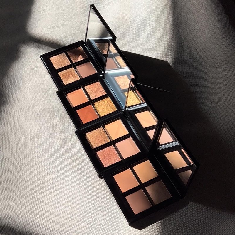 PHASE ZERO Makeup Quad Eyeshadow Palette - Mojave Nights - 5.2g / 0.183 Oz. - Pigmented, Cool-Toned Neutral Eyeshadow Palette with a Mix of Matte and Shimmer Pigments