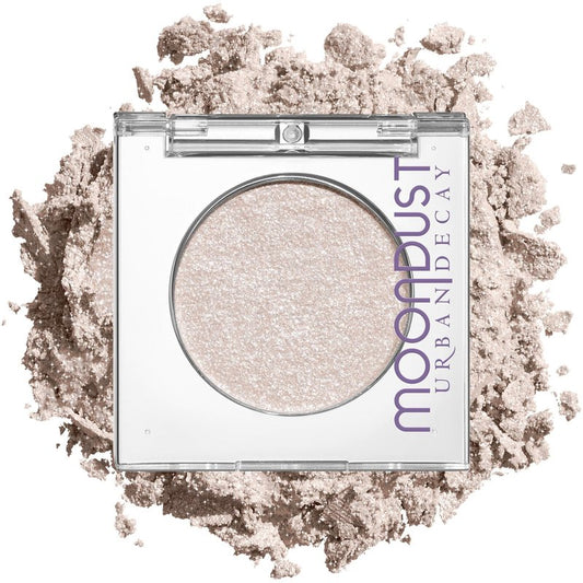 Urban Decay 24/7 Moondust Glitter Eyeshadow Single - Sparkly Eye Glitter Makeup, Long-lasting, Highly Reflective Shimmer Finish, Eye Shadow Topper, Cosmic (Sheer White Sparkle) - 0.06 oz