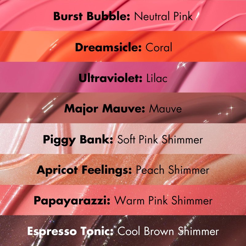e.l.f. Glow Reviver Plumping Lip Oil, Tinted Lip Plumper For A High-Shine, Plump Finish, Infused With Jojoba Oil, Vegan & Cruelty-Free, Apricot Feelings
