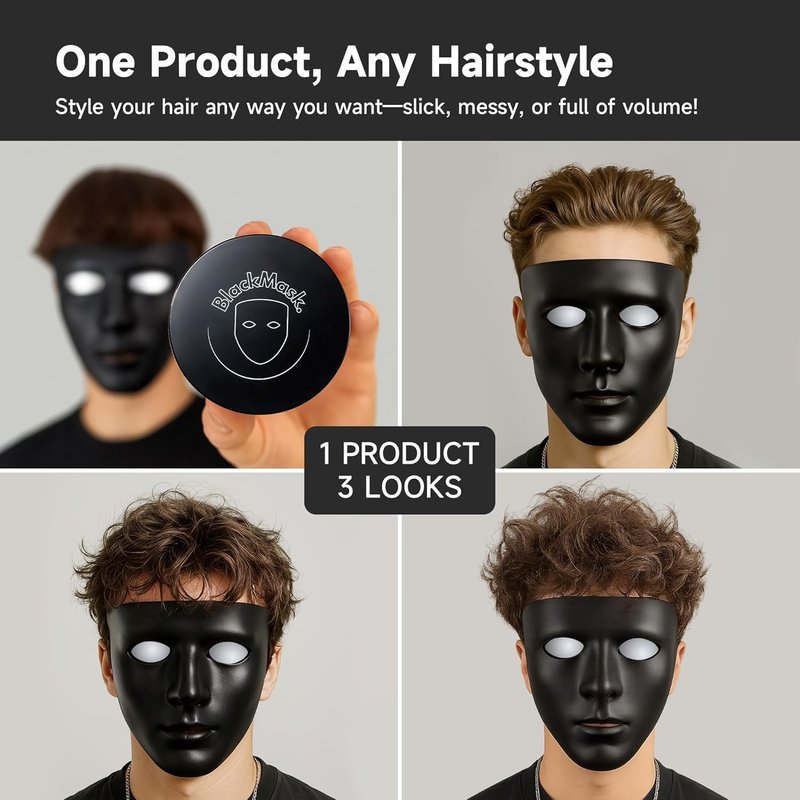 Hair Clay for Men - Matte Finish with Strong Hold | Adds Texture & Volume (3.52 oz)