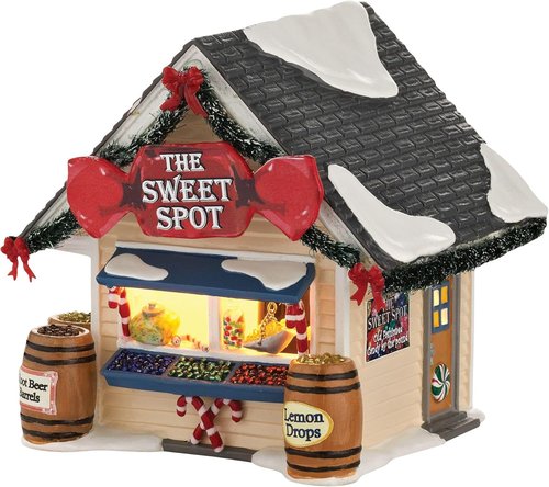 Department 56 Ceramic Snow Village - The Sweet Spot Lit House | 5.43 Inch Decorative Piece