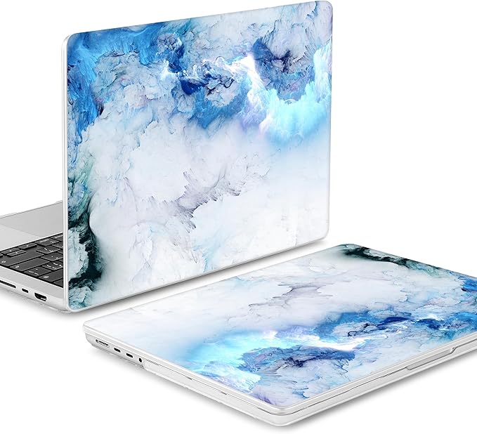 Mektron Case for 2026 M5 MacBook Pro 16 inch A3429 A3428 M4 A3403 A3186 M3 A2991 M2 A2780 M1 A2485 (2021-2025) Pro/Max with Liquid Retina XDR, Hard Shell Plastic Laptop Cover, Cloud & Lightning
