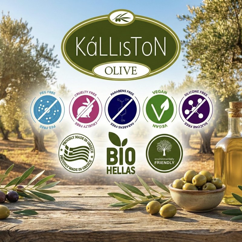 Kalliston, Natural Soap, Extra Virgin Olive Oil Soap Bars, Fragrance Free, All Natural for Smooth Skin, Hypoallergenic, Cruelty Free, Handcrafted in Crete, Greece, Pack of 4